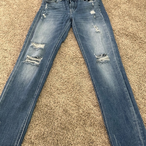 Flying Monkey Distressed Blue Jeans - Picture 13 of 13